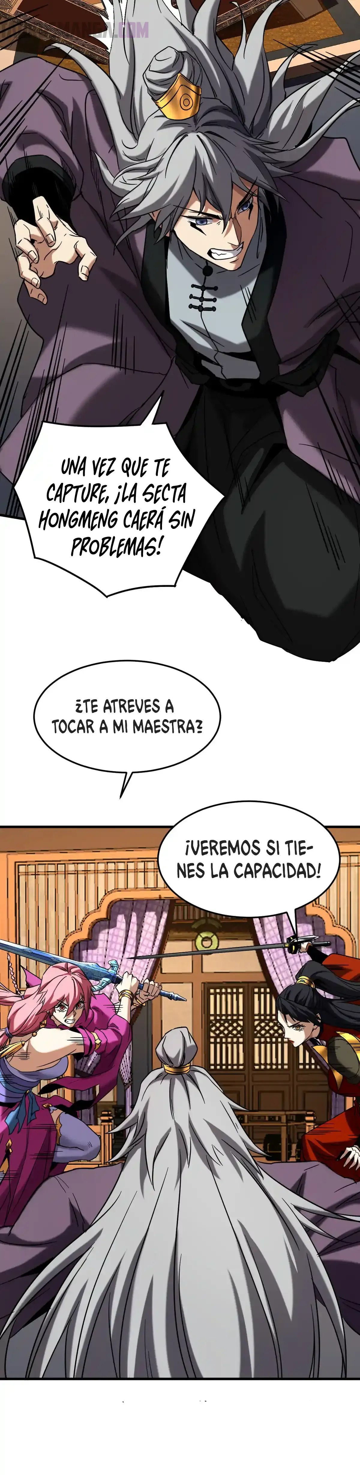 ¡Mientras mis discípulos se matan entrenando, yo me relajo! Capítulo 150 en Línea - página 7