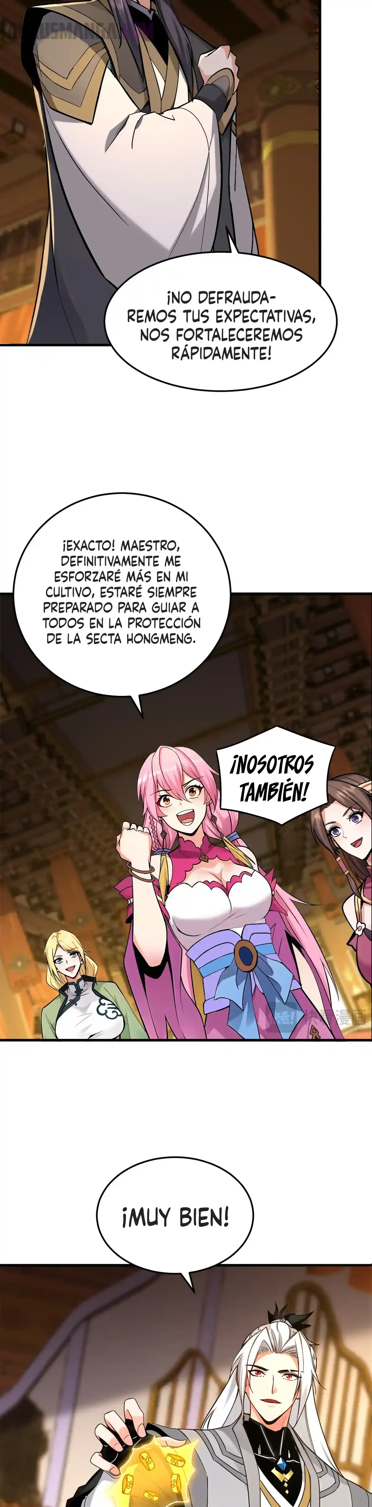 ¡Mientras mis discípulos se matan entrenando, yo me relajo! Capítulo 156 en Línea - página 2
