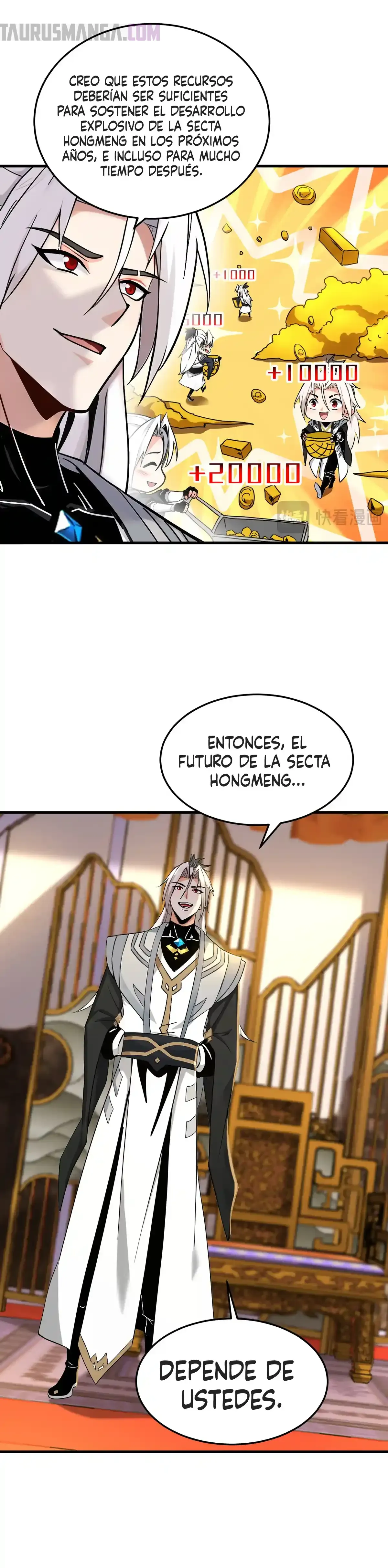 ¡Mientras mis discípulos se matan entrenando, yo me relajo! Capítulo 156 en Línea - página 5