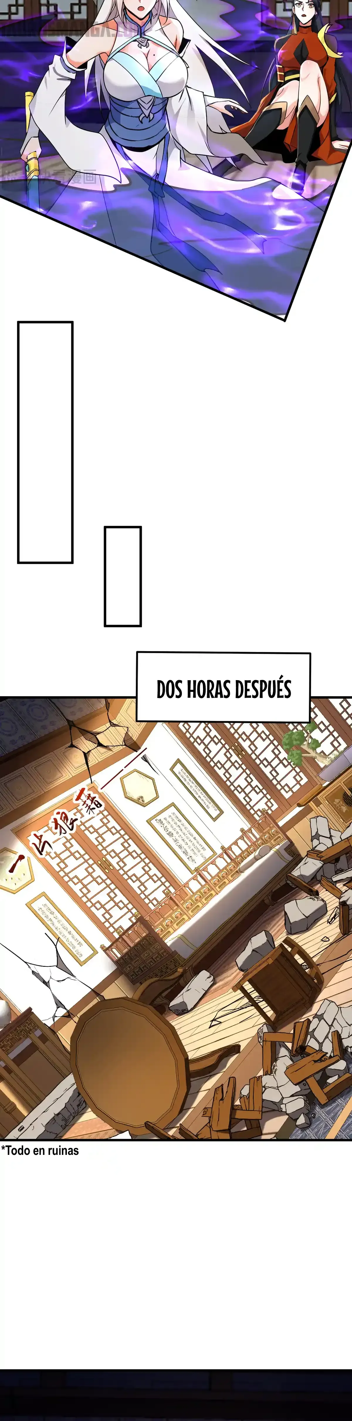 ¡Mientras mis discípulos se matan entrenando, yo me relajo! Capítulo 158 en Línea - página 3