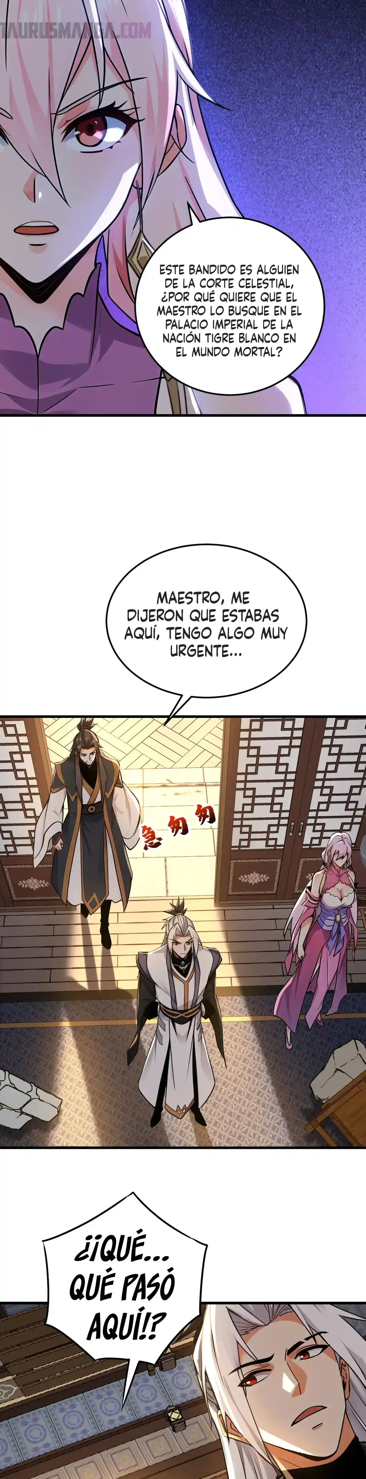 ¡Mientras mis discípulos se matan entrenando, yo me relajo! Capítulo 158 en Línea - página 6