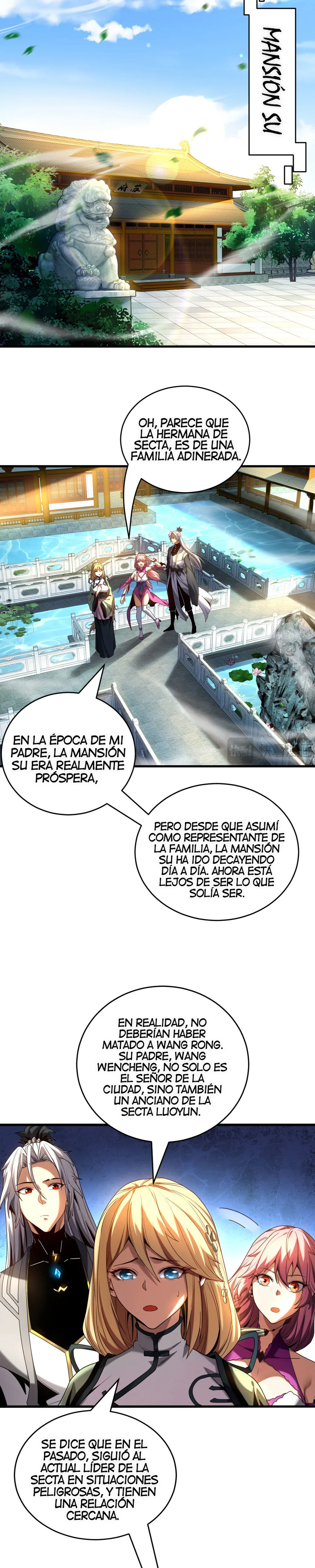 ¡Mientras mis discípulos se matan entrenando, yo me relajo! Capítulo 18 en Línea - página 9