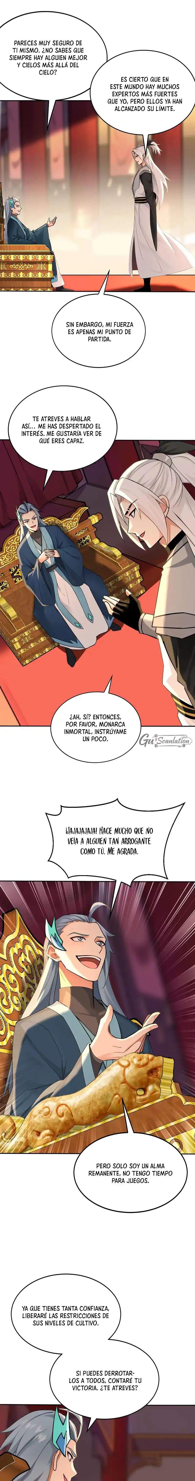 ¡Mientras mis discípulos se matan entrenando, yo me relajo! Capítulo 191 en Línea - página 8