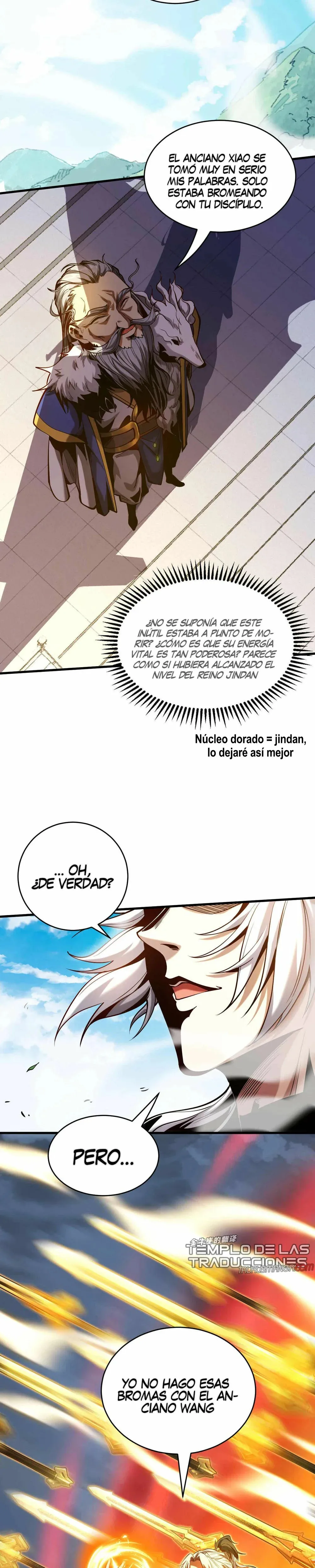 ¡Mientras mis discípulos se matan entrenando, yo me relajo! Capítulo 3 en Línea - página 5