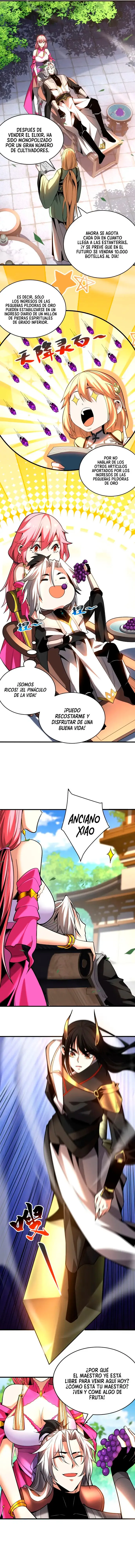¡Mientras mis discípulos se matan entrenando, yo me relajo! Capítulo 32 en Línea - página 3