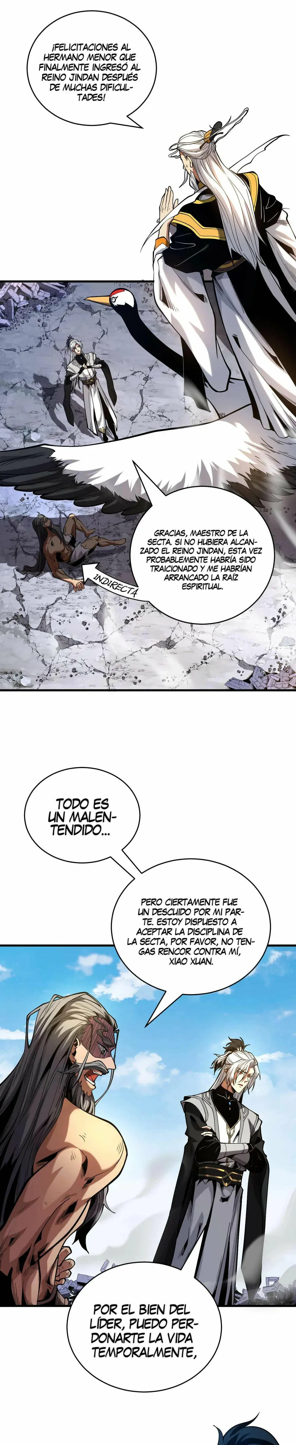 ¡Mientras mis discípulos se matan entrenando, yo me relajo! Capítulo 4 en Línea - página 8