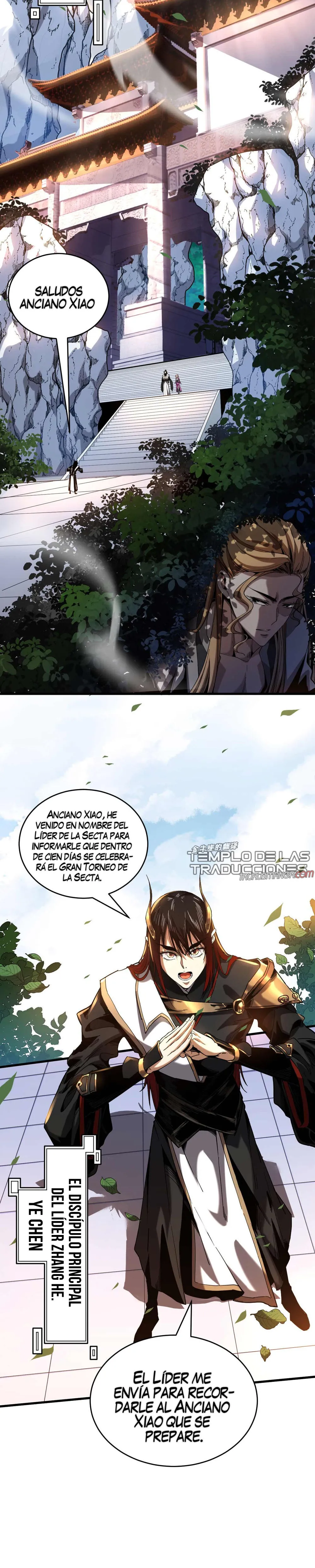 ¡Mientras mis discípulos se matan entrenando, yo me relajo! Capítulo 6 en Línea - página 13