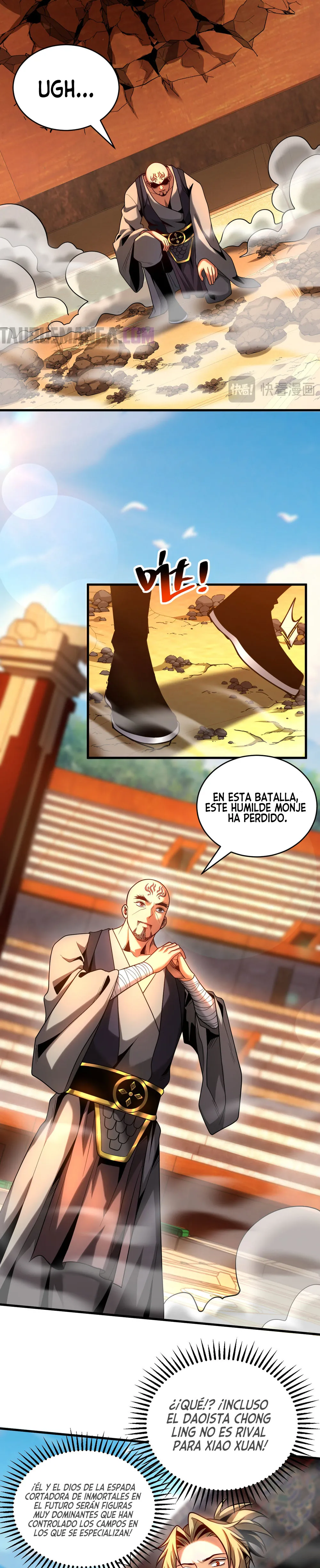 ¡Mientras mis discípulos se matan entrenando, yo me relajo! Capítulo 67 en Línea - página 15