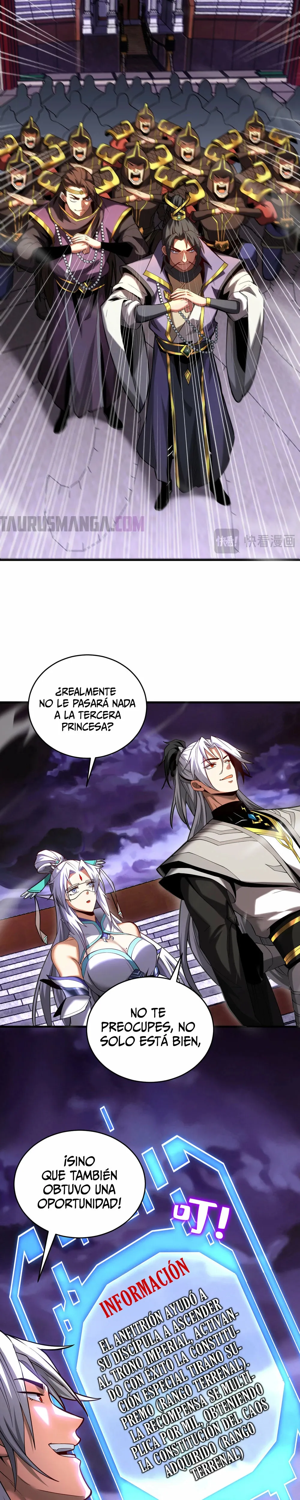 ¡Mientras mis discípulos se matan entrenando, yo me relajo! Capítulo 71 en Línea - página 6