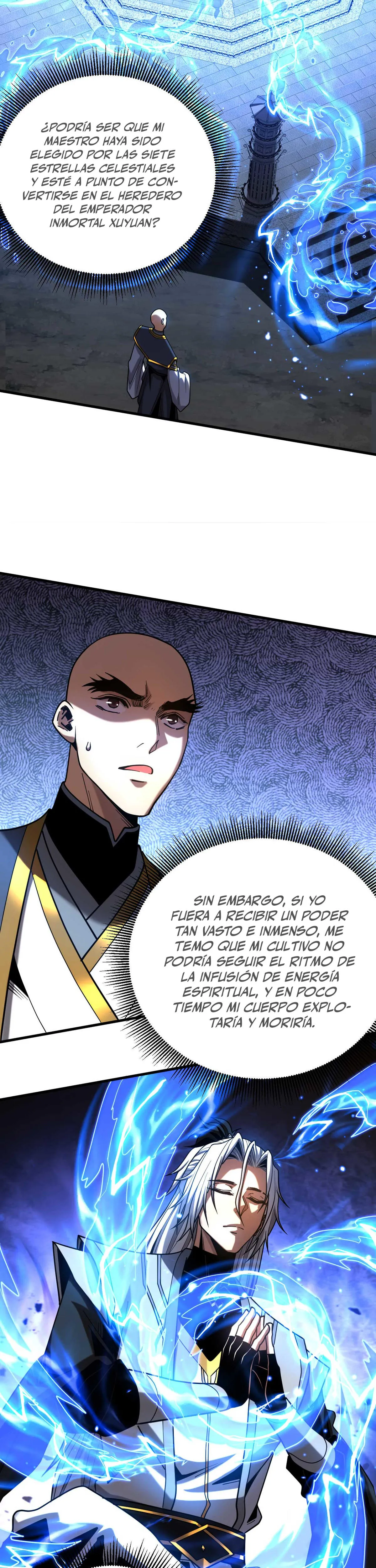 ¡Mientras mis discípulos se matan entrenando, yo me relajo! Capítulo 77 en Línea - página 9