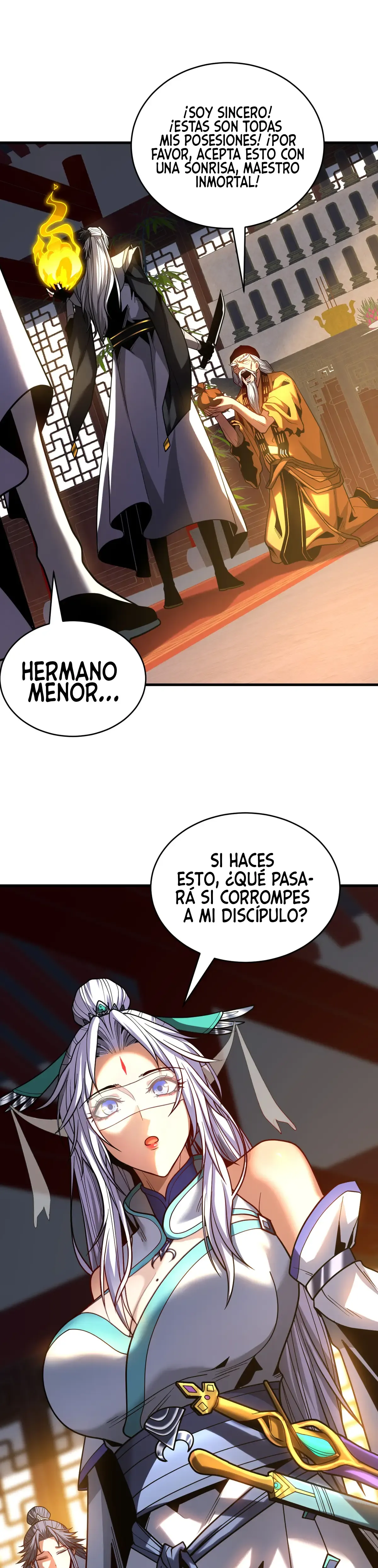 ¡Mientras mis discípulos se matan entrenando, yo me relajo! Capítulo 82 en Línea - página 1