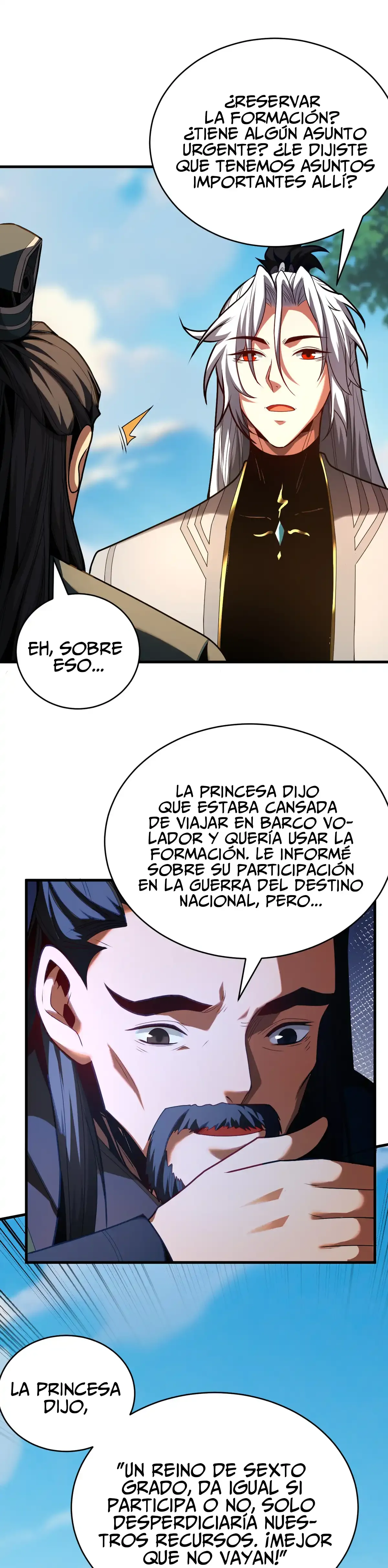 ¡Mientras mis discípulos se matan entrenando, yo me relajo! Capítulo 83 en Línea - página 12