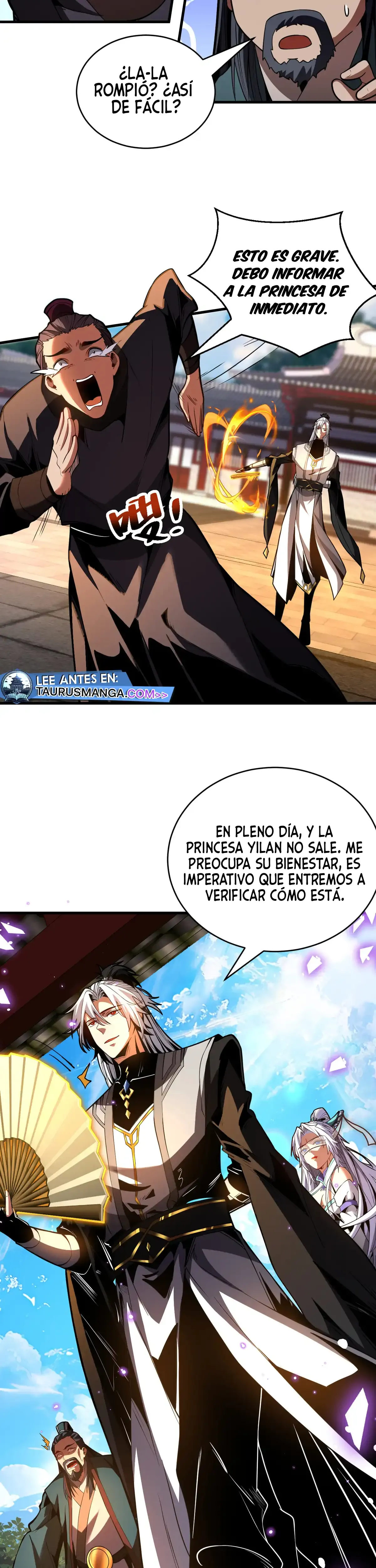 ¡Mientras mis discípulos se matan entrenando, yo me relajo! Capítulo 84 en Línea - página 5