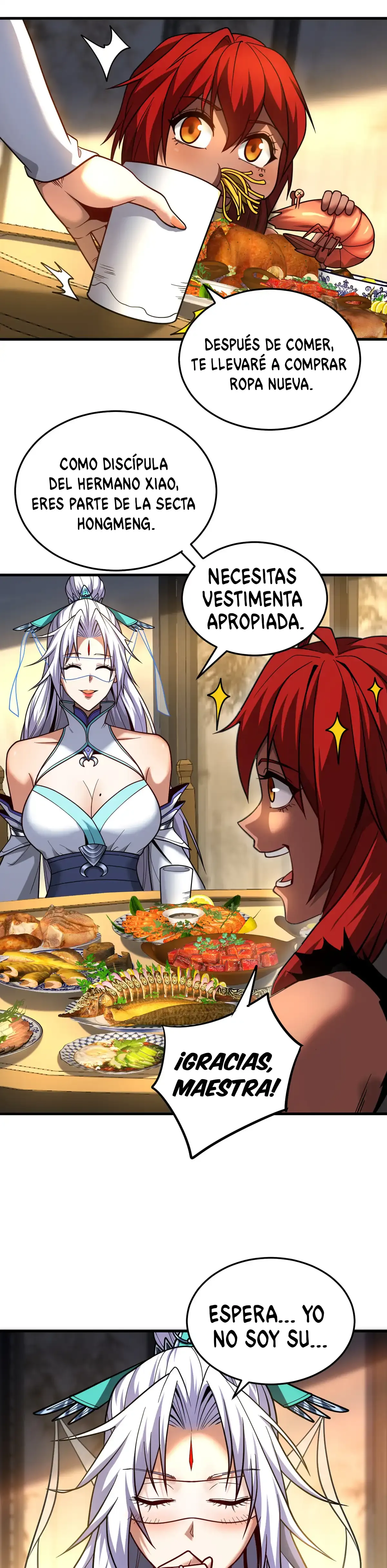 ¡Mientras mis discípulos se matan entrenando, yo me relajo! Capítulo 87 en Línea - página 14