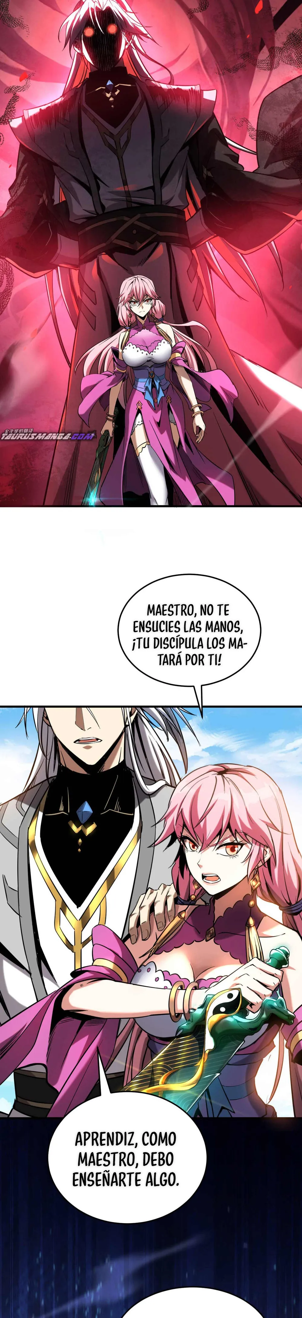 ¡Mientras mis discípulos se matan entrenando, yo me relajo! Capítulo 9 en Línea - página 17