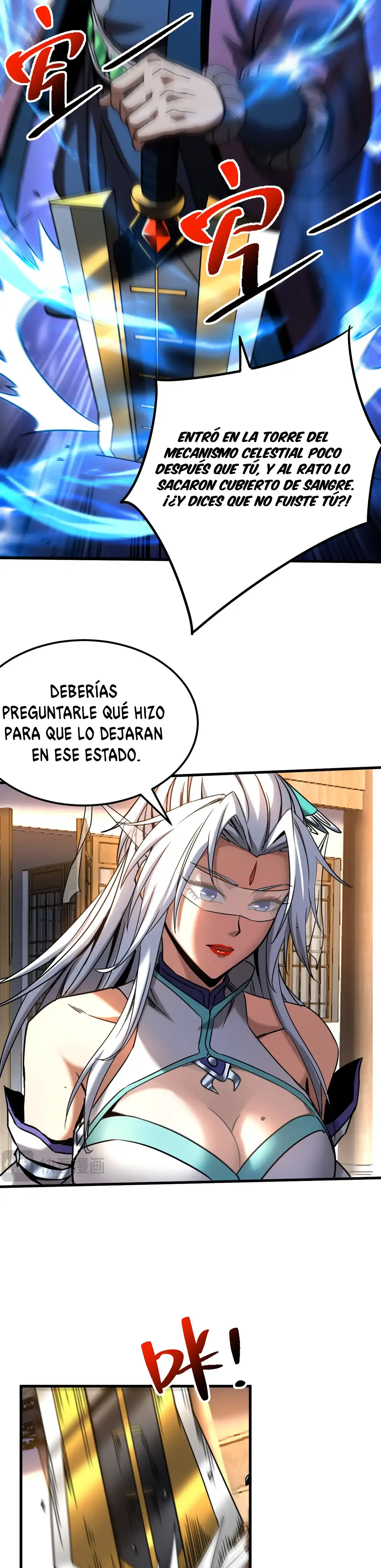 ¡Mientras mis discípulos se matan entrenando, yo me relajo! Capítulo 90 en Línea - página 8