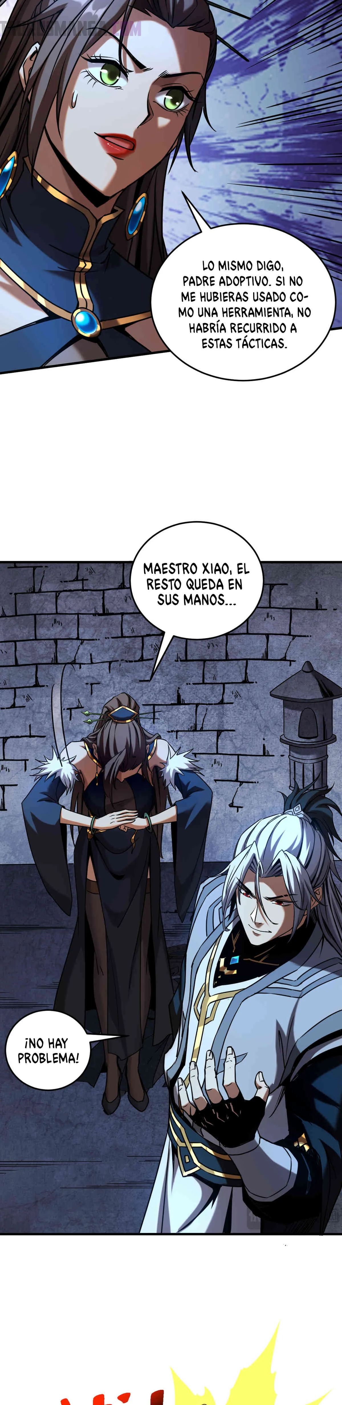 ¡Mientras mis discípulos se matan entrenando, yo me relajo! Capítulo 93 en Línea - página 9