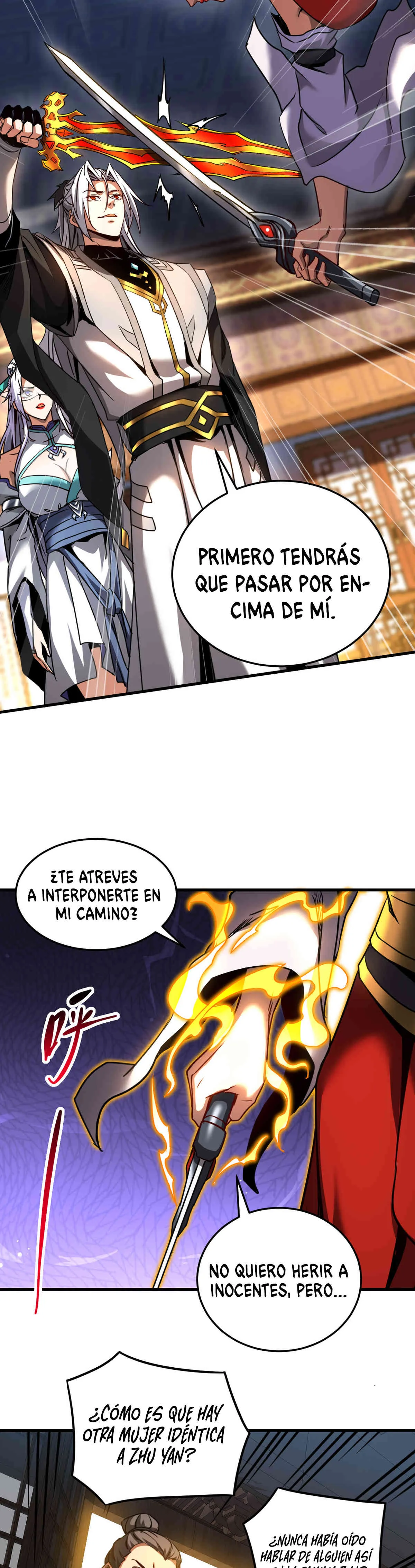 ¡Mientras mis discípulos se matan entrenando, yo me relajo! Capítulo 94 en Línea - página 14