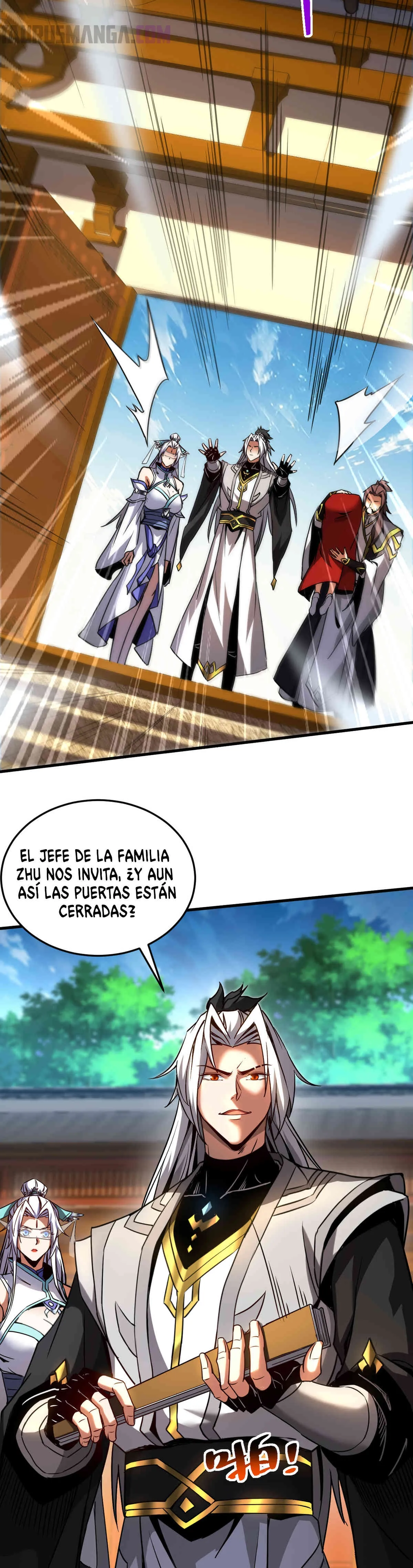 ¡Mientras mis discípulos se matan entrenando, yo me relajo! Capítulo 95 en Línea - página 17