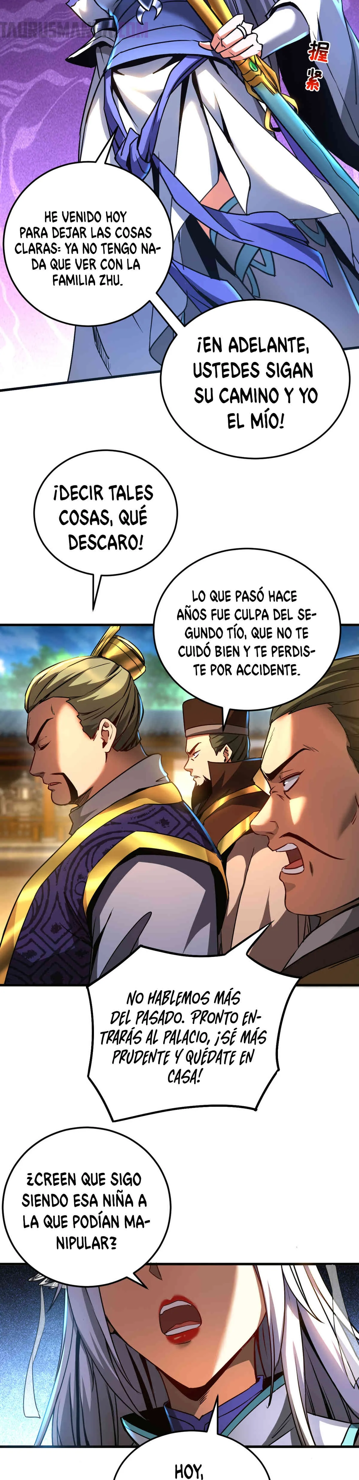 ¡Mientras mis discípulos se matan entrenando, yo me relajo! Capítulo 96 en Línea - página 9