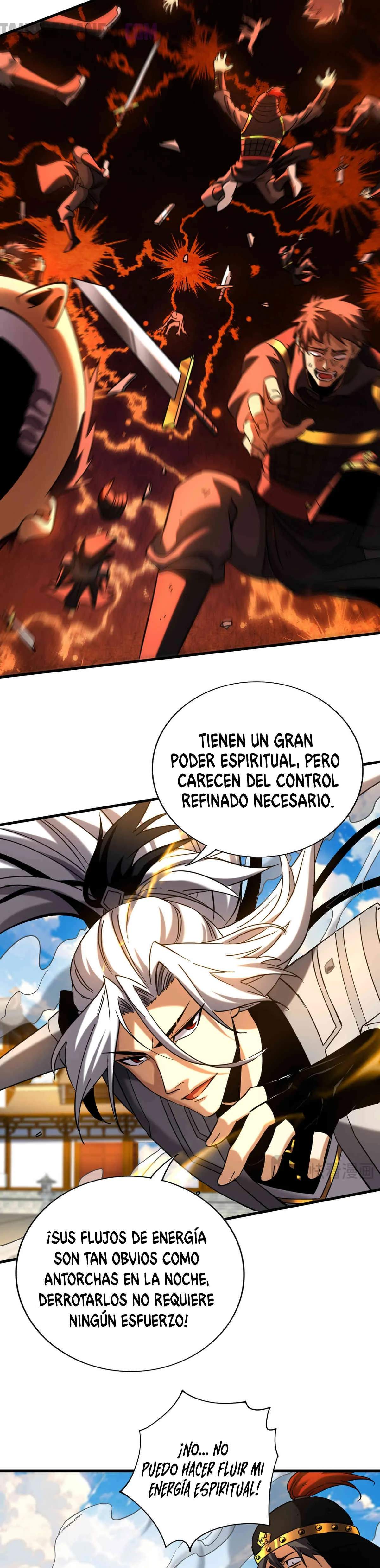 ¡Mientras mis discípulos se matan entrenando, yo me relajo! Capítulo 98 en Línea - página 5