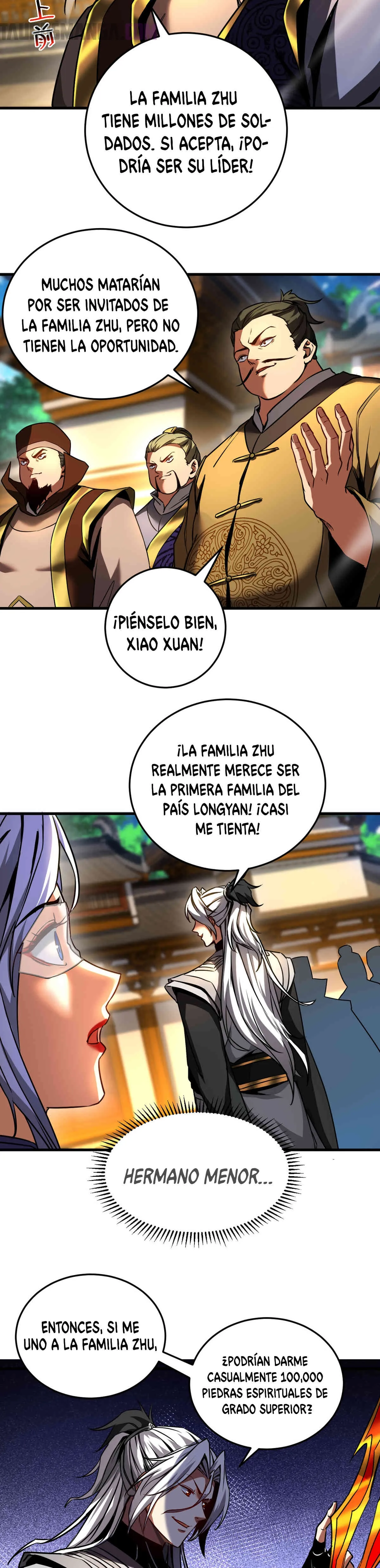 ¡Mientras mis discípulos se matan entrenando, yo me relajo! Capítulo 98 en Línea - página 10