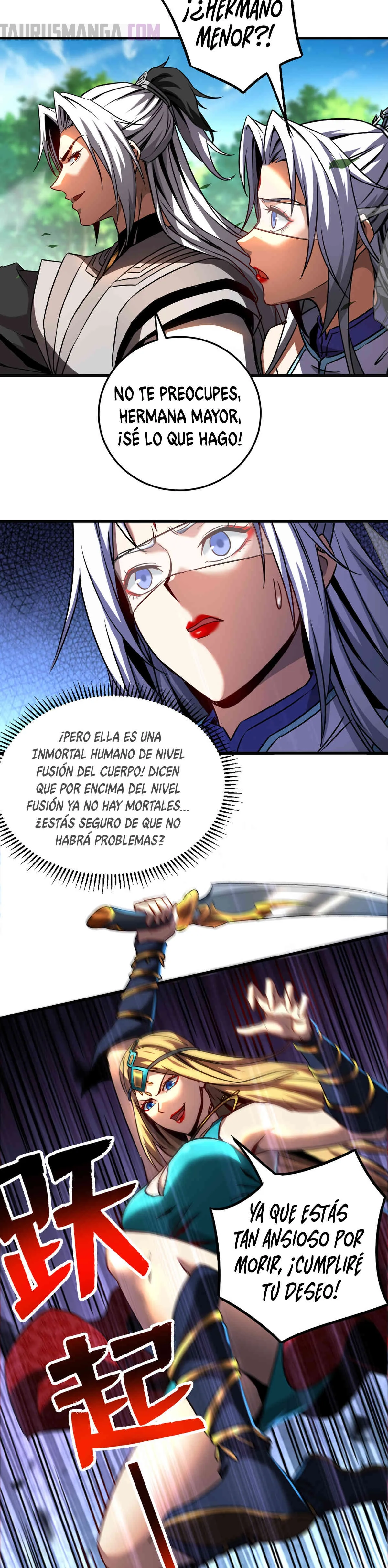 ¡Mientras mis discípulos se matan entrenando, yo me relajo! Capítulo 99 en Línea - página 9