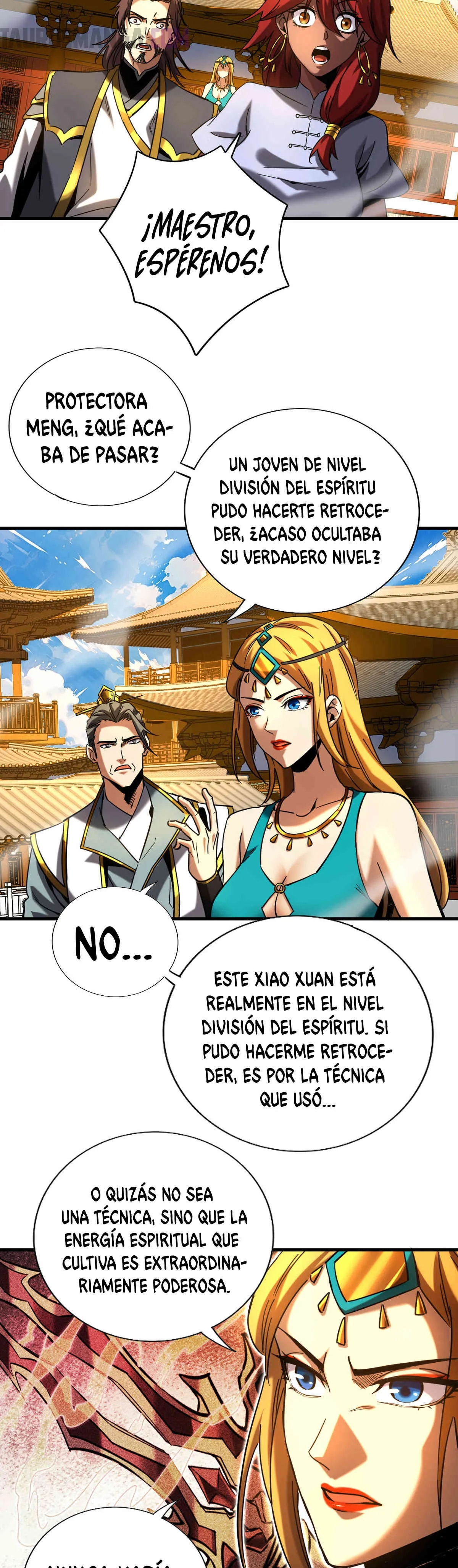 ¡Mientras mis discípulos se matan entrenando, yo me relajo! Capítulo 99 en Línea - página 17