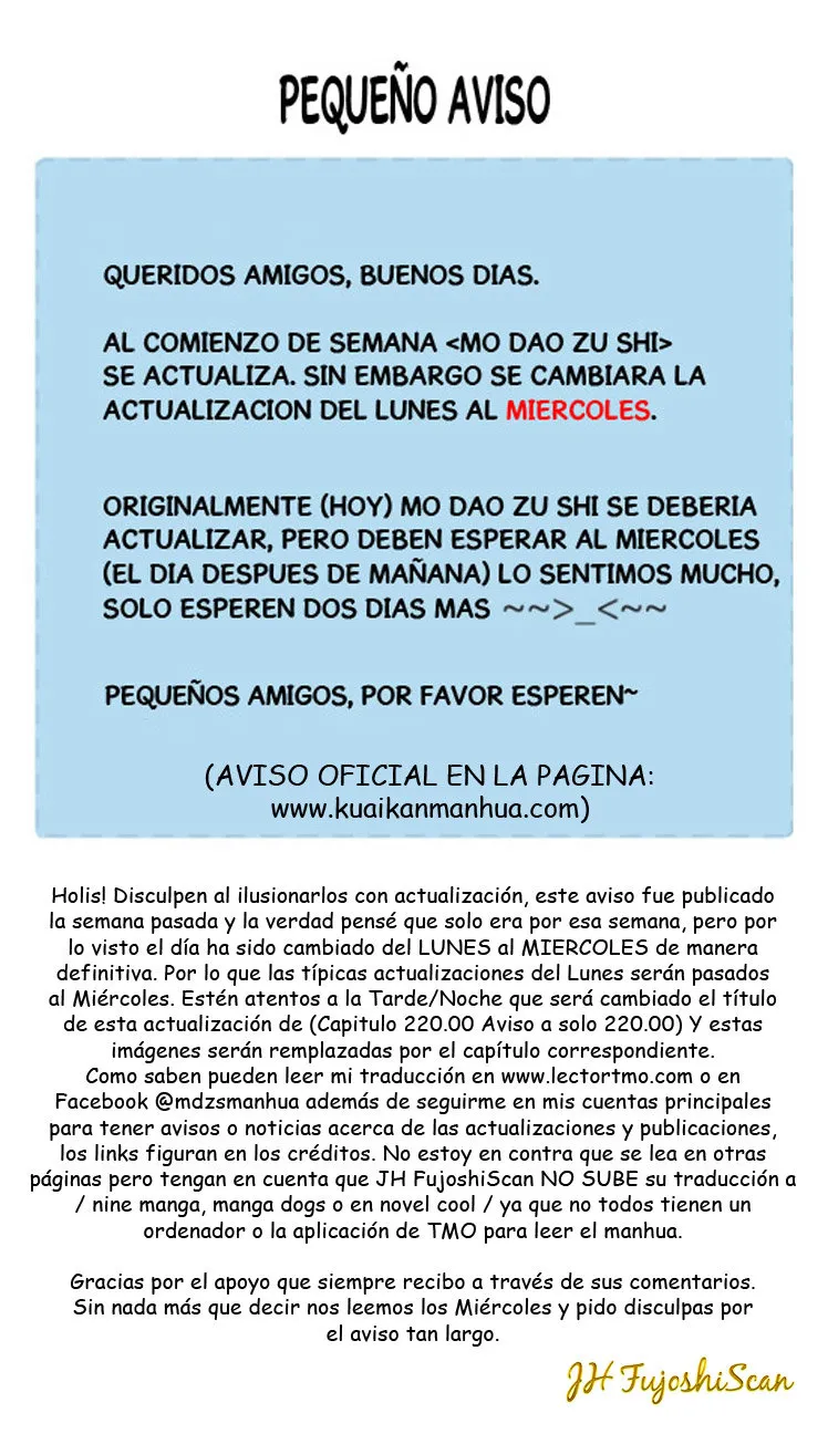Mo Dao Zu Shi Capítulo 220 en Línea - página 3