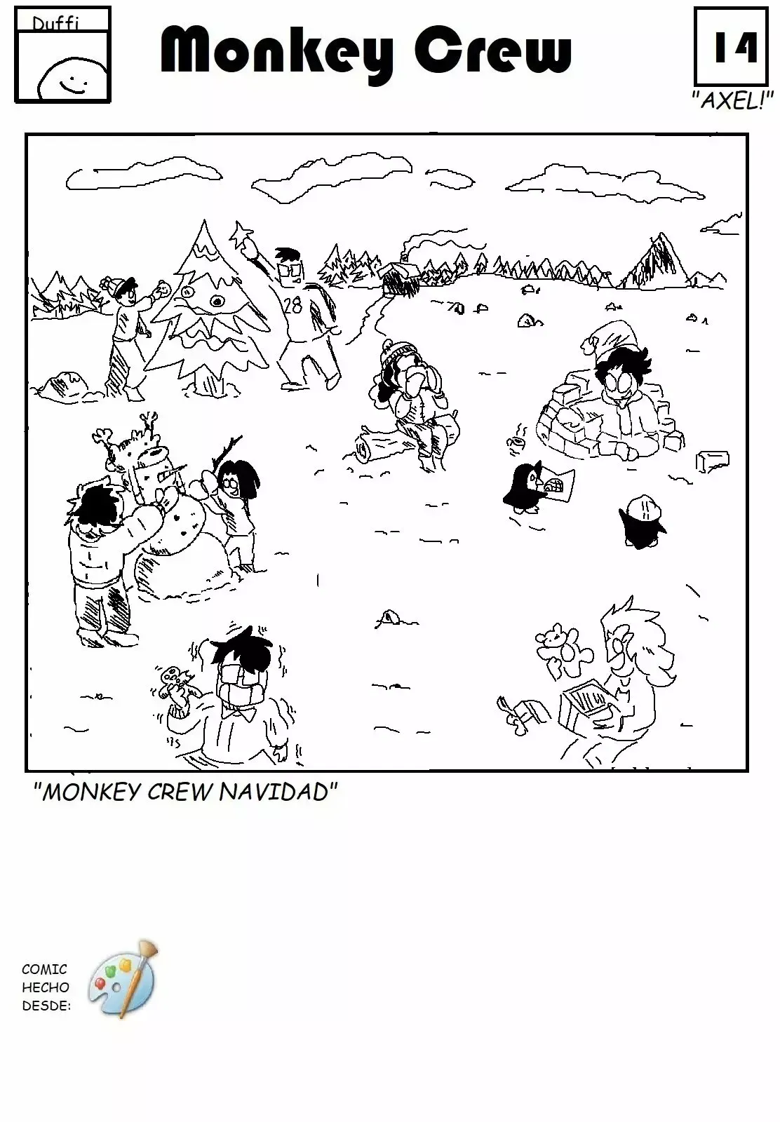 Monkey Crew Capítulo 14 en Línea - página 1