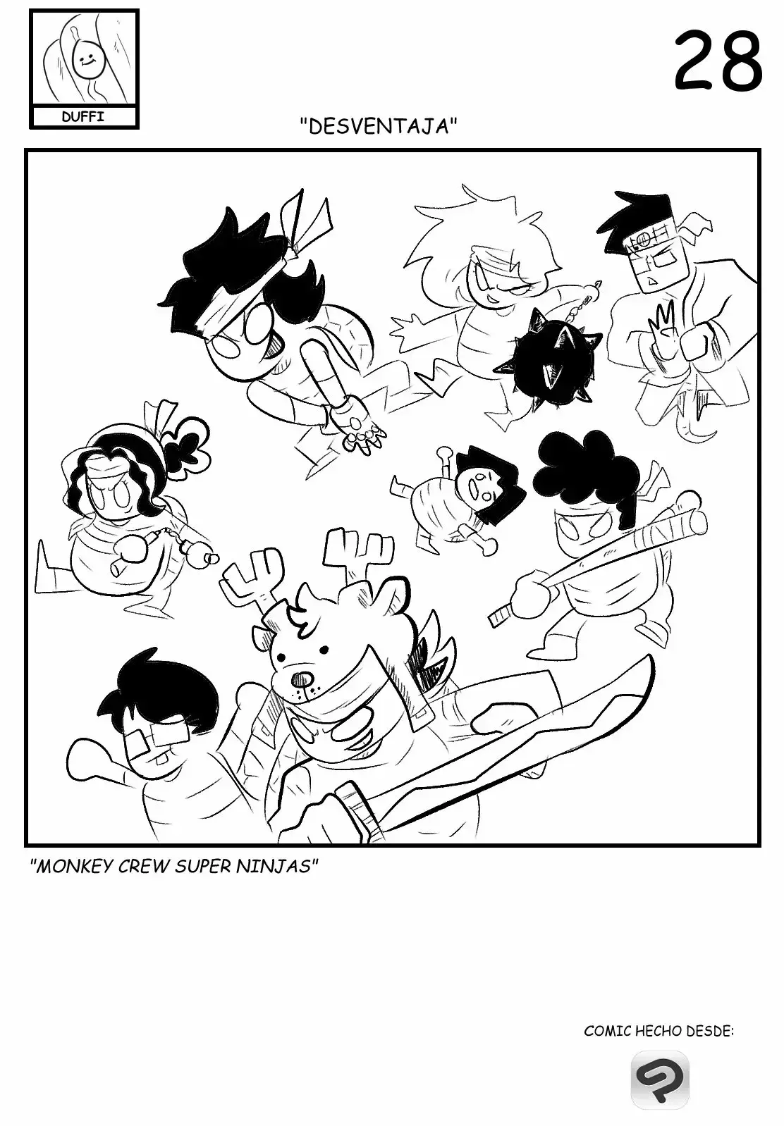 Monkey Crew Capítulo 28 en Línea - página 1