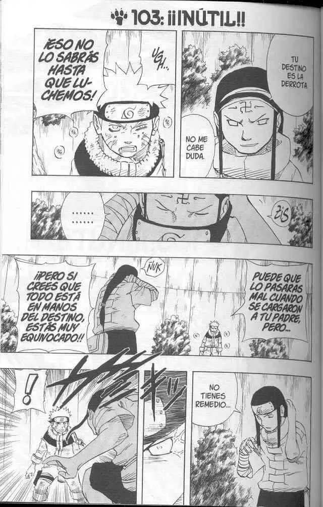 Naruto Capítulo 103 en Línea - página 1