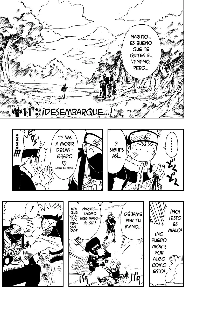 Naruto Capítulo 11 en Línea - página 1