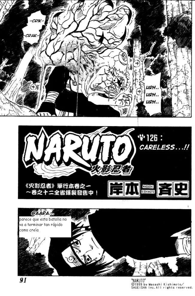 Naruto Capítulo 126 en Línea - página 1