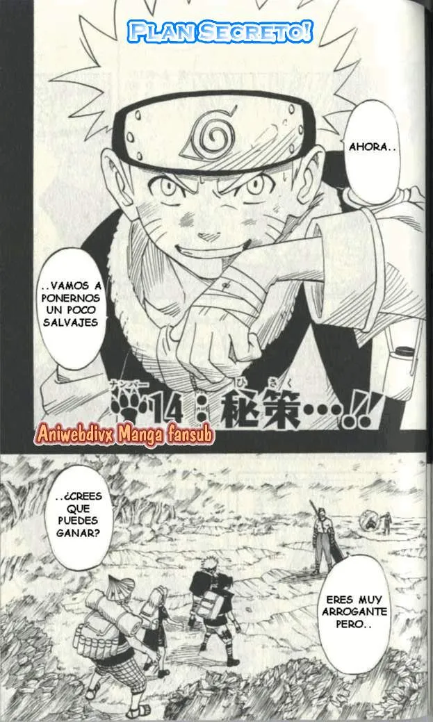 Naruto Capítulo 14 en Línea - página 1