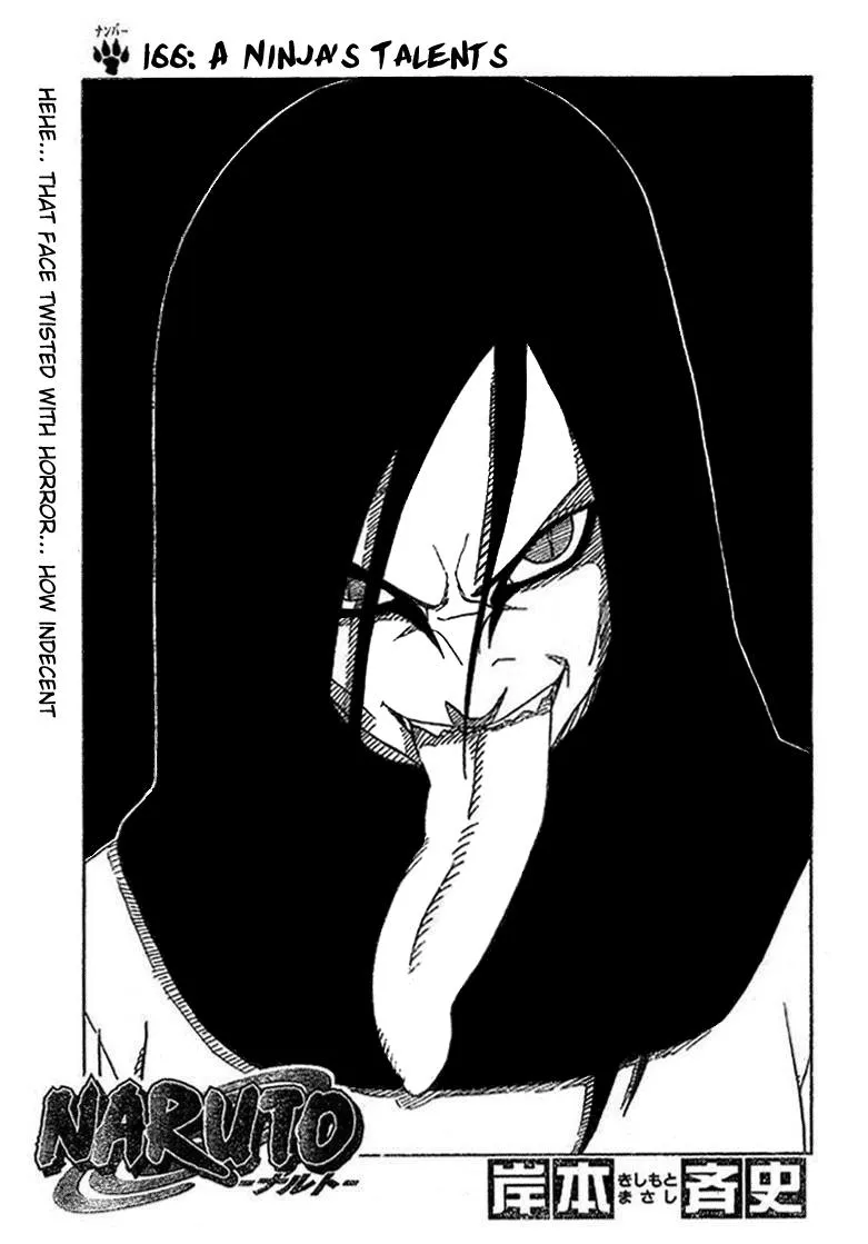 Naruto Capítulo 166 en Línea - página 1