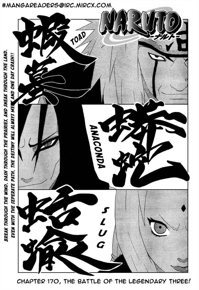 Naruto Capítulo 170 en Línea - página 1
