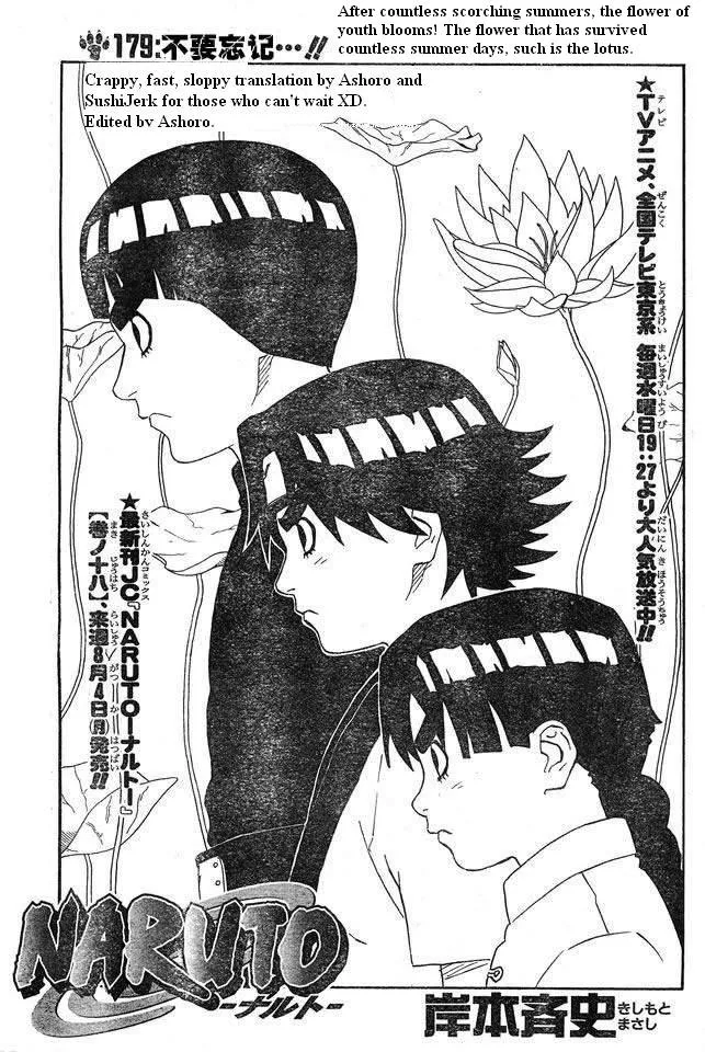 Naruto Capítulo 179 en Línea - página 1