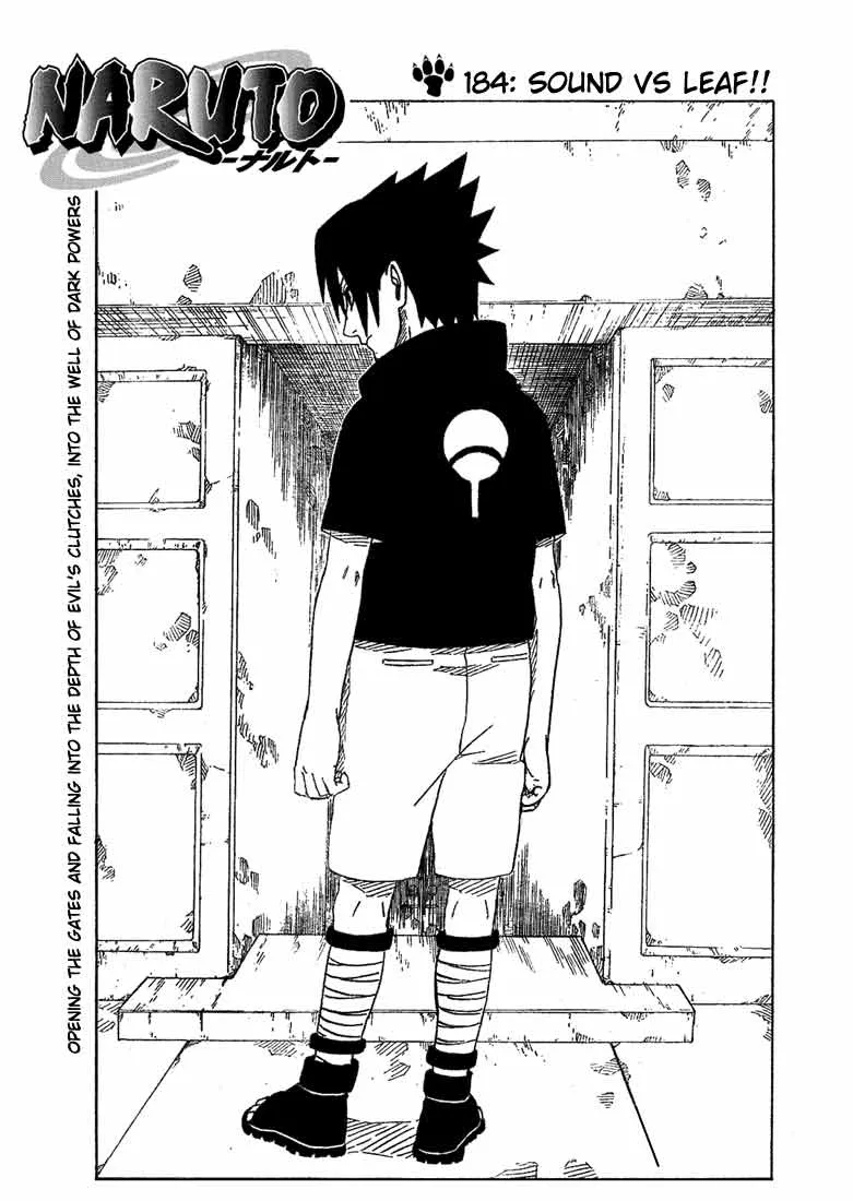 Naruto Capítulo 184 en Línea - página 1