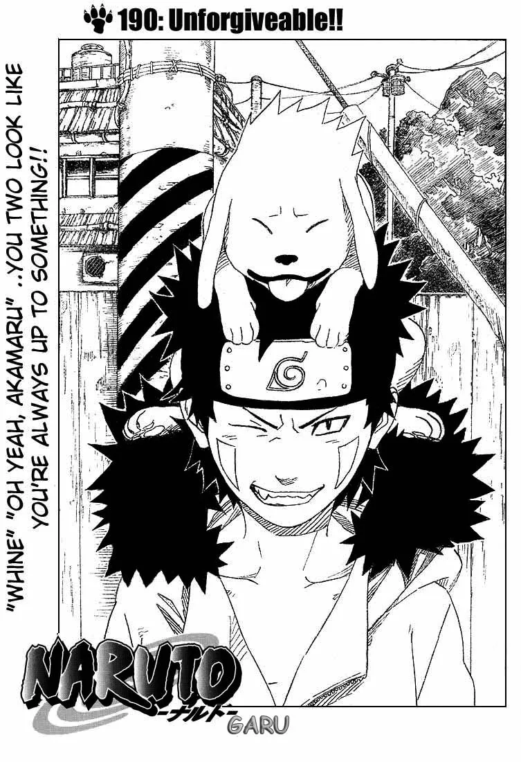 Naruto Capítulo 190 en Línea - página 1