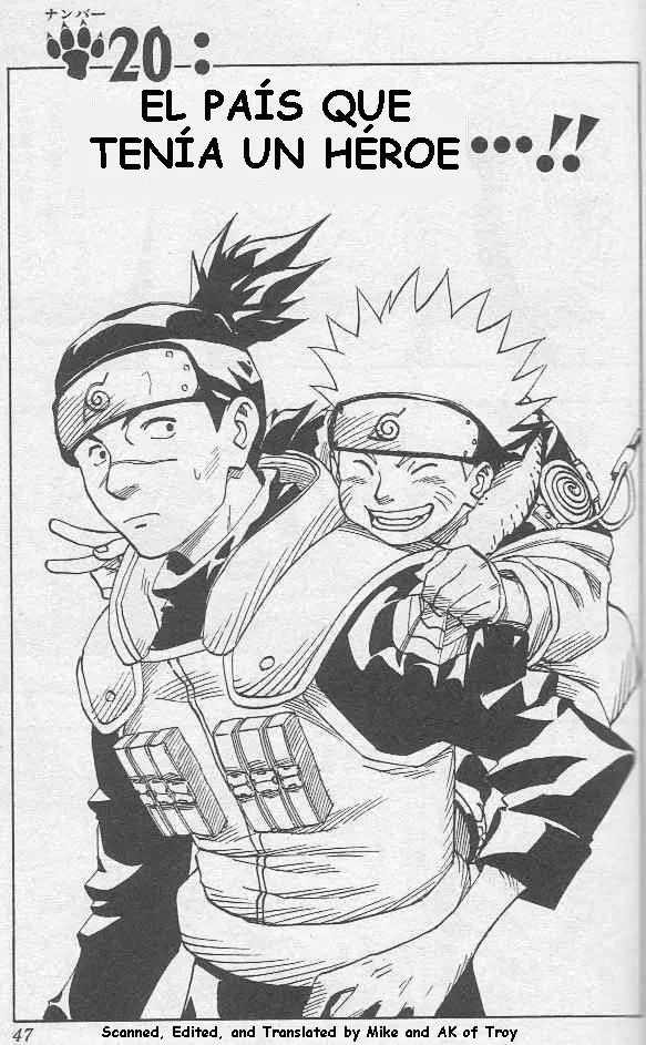 Naruto Capítulo 20 en Línea - página 1