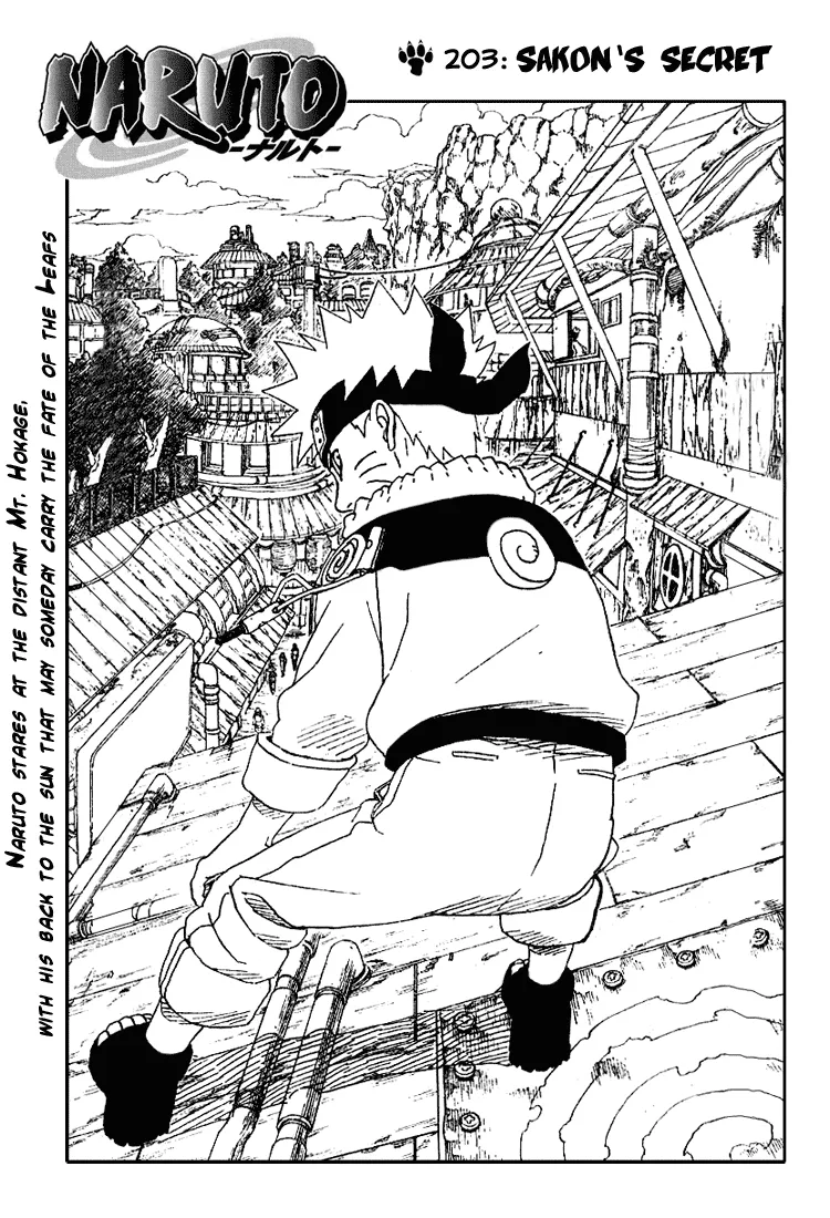 Naruto Capítulo 203 en Línea - página 1
