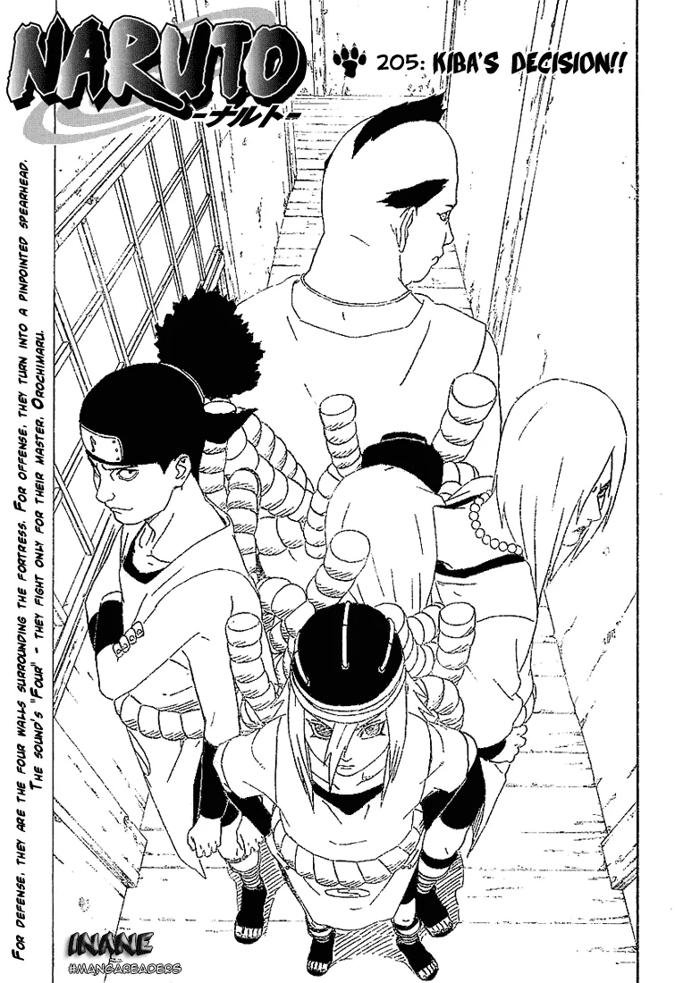 Naruto Capítulo 205 en Línea - página 1
