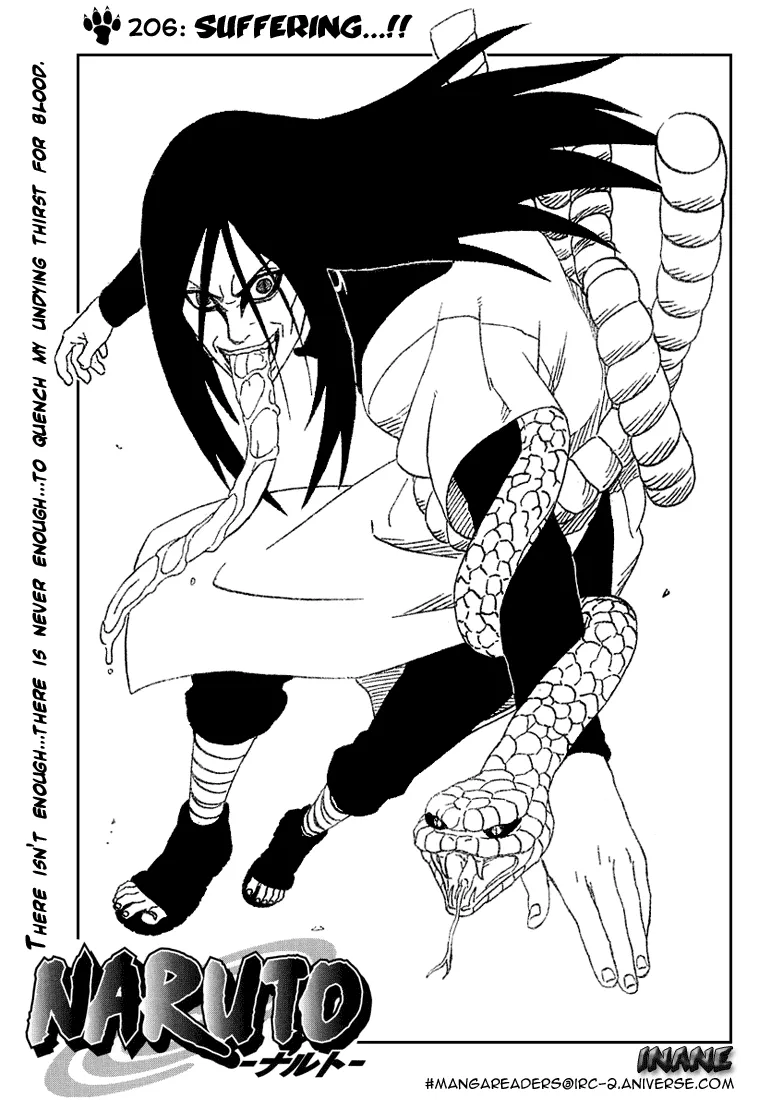 Naruto Capítulo 206 en Línea - página 1
