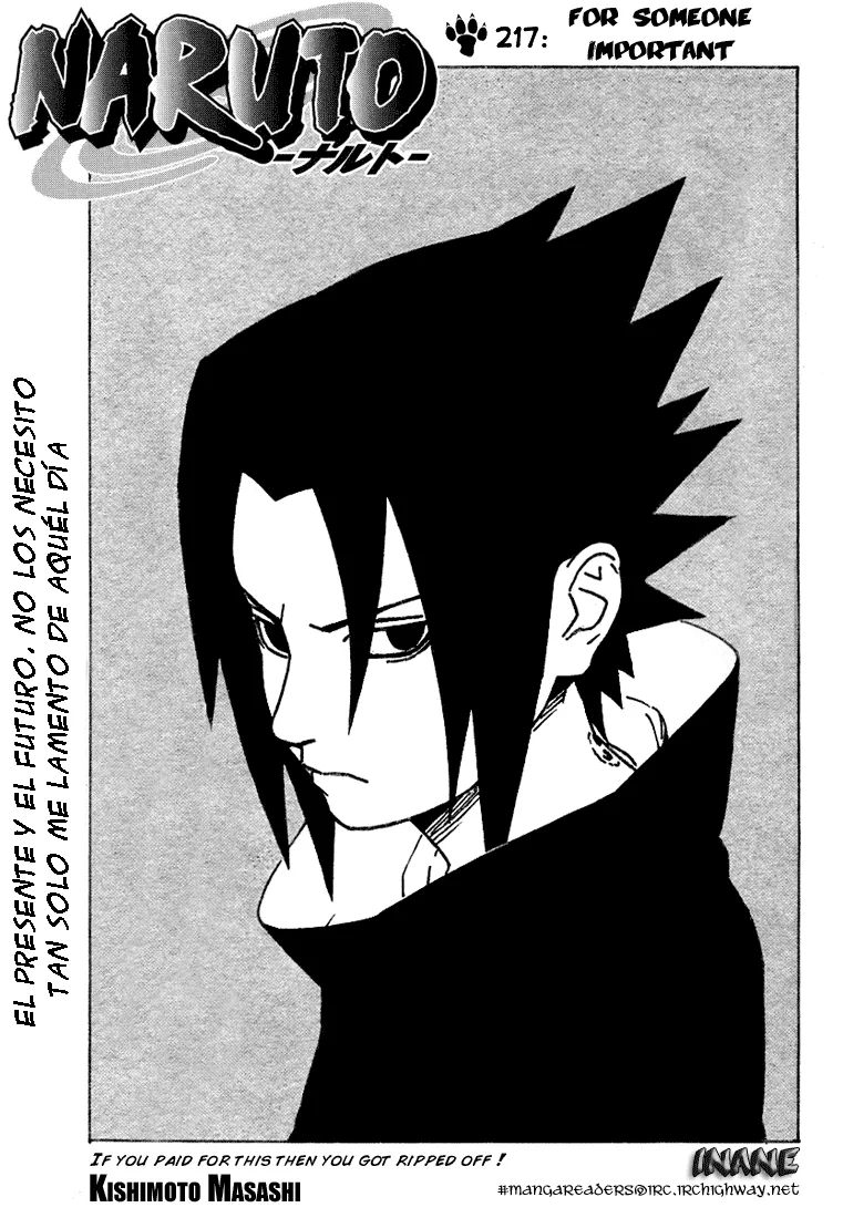 Naruto Capítulo 217 en Línea - página 1