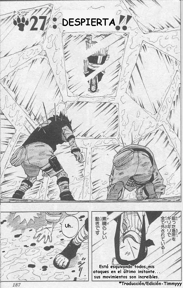 Naruto Capítulo 27 en Línea - página 1