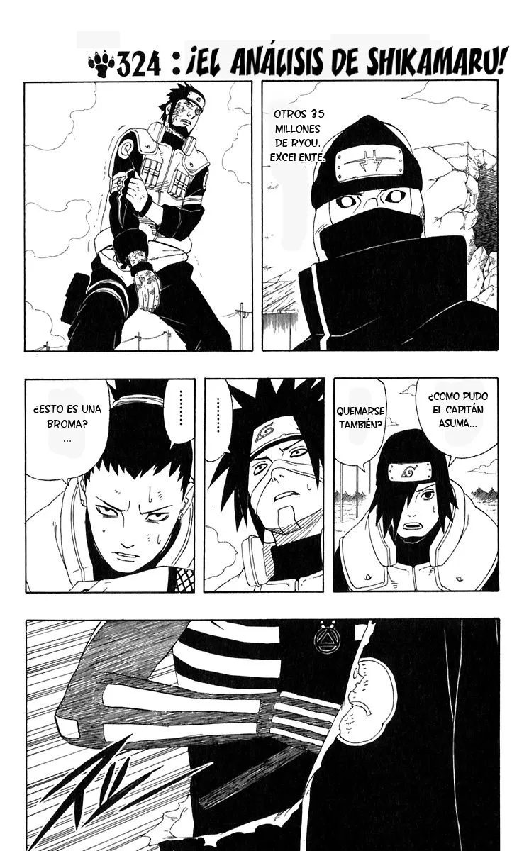 Naruto Capítulo 324 en Línea - página 1
