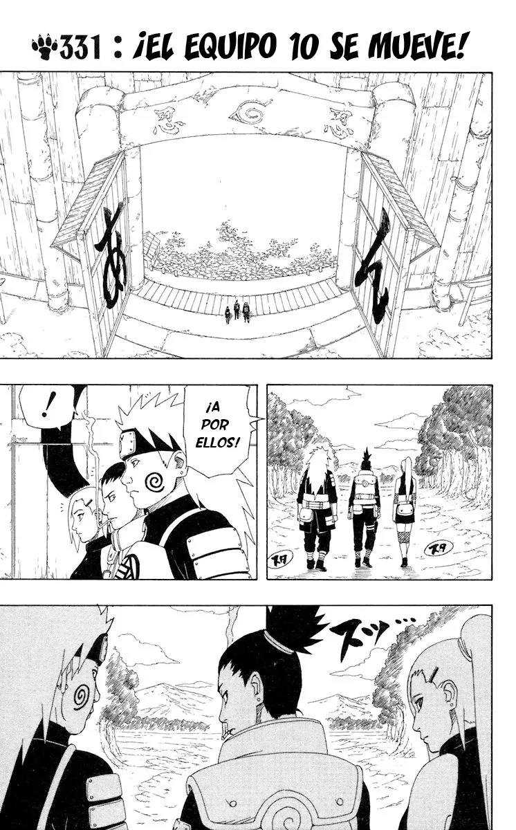 Naruto Capítulo 331 en Línea - página 1