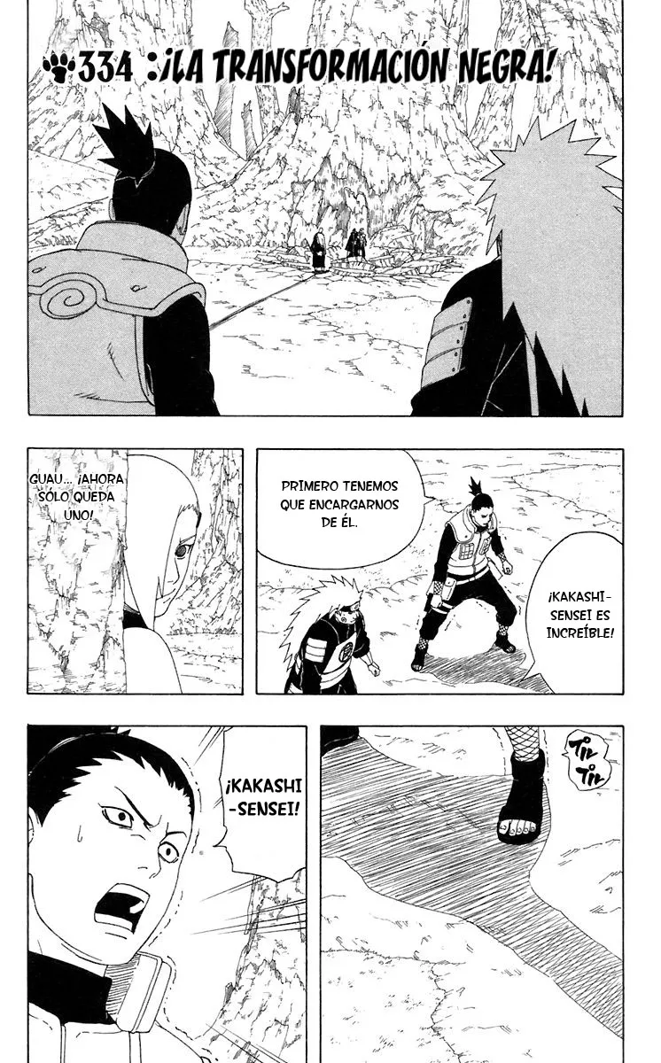 Naruto Capítulo 334 en Línea - página 1