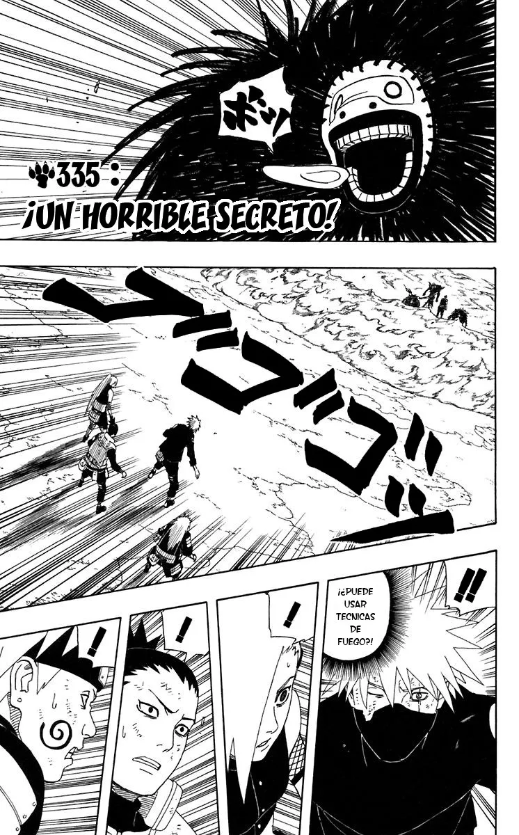 Naruto Capítulo 335 en Línea - página 1